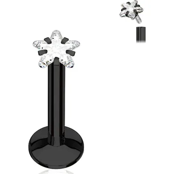 Piercing Šperky4U Piercing do brady černý - LB01084K-1206