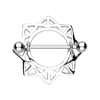 Piercing Šperky4U Piercing do bradavky se štítem - BR01004