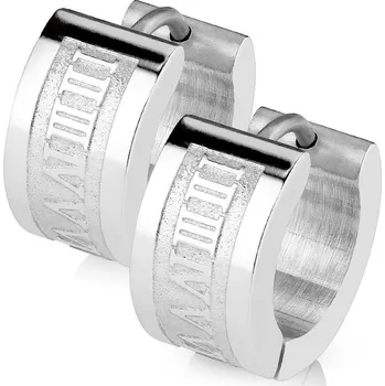 Náušnice Šperky4U Ocelové náušnice - kroužky - OPN1243-ST