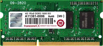 Operační paměť Transcend 4 GB DDR3 1600 MHz (TS4GJMA324H)