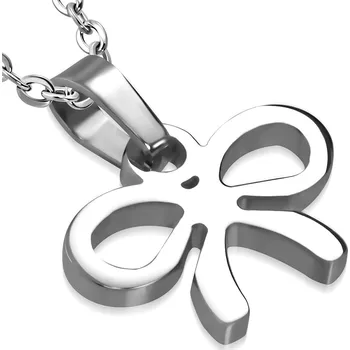 Přívěsek Šperky4U Ocelový přívěšek - mašlička - OPP1503