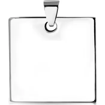 Přívěsek Šperky4U Ocelový přívěšek destička 30 x 30 mm - DR1235