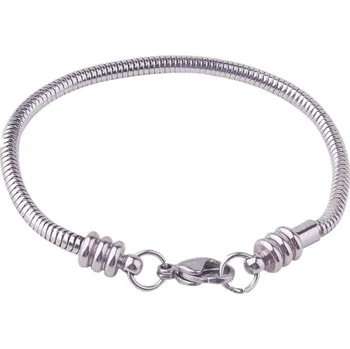 Náramek Šperky4U Ocelový náramek - had, délka 19 cm - LV9003-19