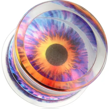 Piercing Šperky4U Akrylátový plug do ucha - oko - PL01152-14