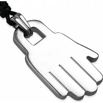 Přívěsek Šperky4U Ocelový přívěšek - hamsa - ruka Fatimy - OPP1177