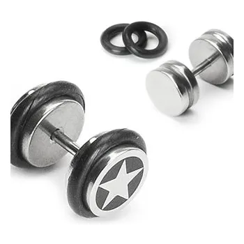 Piercing Šperky4U Falešný piercing s motivem hvězdy - FP01108