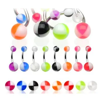 Piercing Šperky4U Piercing do pupíku - banánek - BA01040-WB