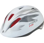 Force Fun Stripes bílá/šedá/červená S