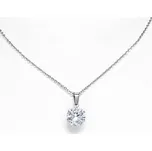 Šperky4U Ocelový řetízek s přívěškem se zirkonem - OPD0035