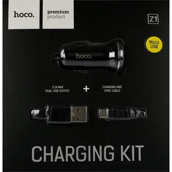 Nabíječka do auta Z1 micro USB Dual 2.1A černá