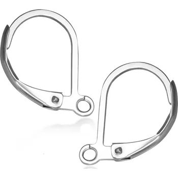 Materiál na výrobu šperku Šperky4U Ocelové náušnicové zapínání uzavřené - dámský patent - 1 kus - OK1013