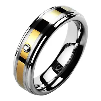 Prsten NUBIS® NWF1024 Dámský snubní prsten se zirkonem - velikost 51 - NWF1024-Zr-51