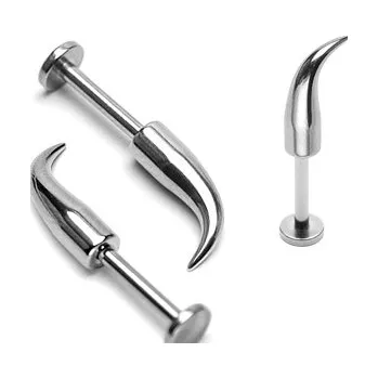 Piercing Šperky4U Piercing do brady zahnutý - LB01078