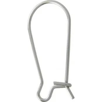 Materiál na výrobu šperku Šperky4U Ocelové náušnicové zapínání uzavřené - 1kus - OK1012