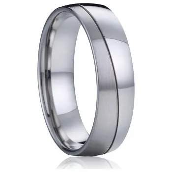 Prsten 7AE AN1035 Pánský snubní ocelový prsten - velikost 60 - AN1035-P-60