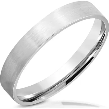 Prsten Šperky4U Ocelový prsten matný, šíře 3,5 mm - velikost 55 - OPR1741-55