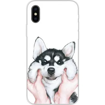 Pouzdro na mobilní telefon Ochranný kryt pro iPhone X / XS - Husky