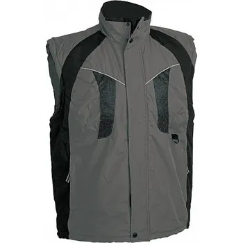 pracovní vesta Zateplená nepromokavá pracovní vesta NYALA, šedá/černá 306220