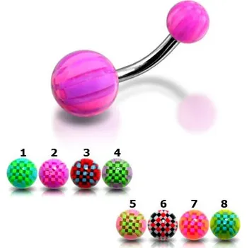 Piercing Šperky4U Piercing do pupíku - banánek - BA01008-BG