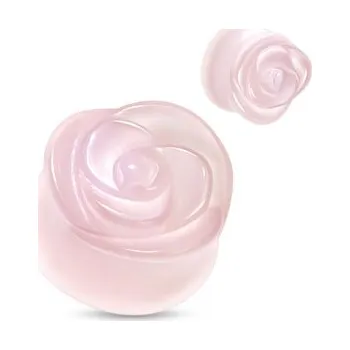 Piercing Šperky4U Plug do ucha - nerost růženín - PL01122-08