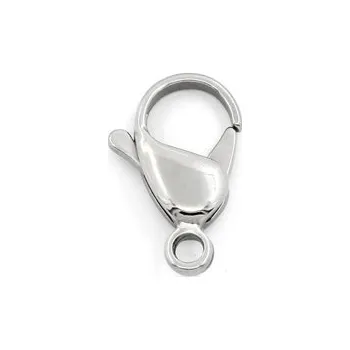 Materiál na výrobu šperku Šperky4U komponenty - zapínání - karabinka ocelová 10 mm - OK1002