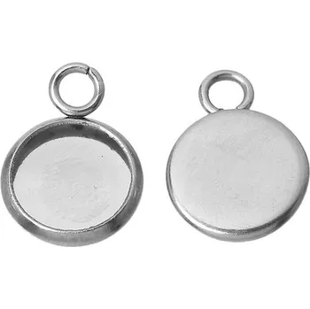 Přívěsek Šperky4U Ocelový přívěšek pro 8 mm kabošon - OK1088-08