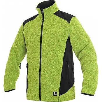 Pánská softshellová bunda Pánská úpletová bunda CXS GARLAND, zelená 1290-088-510