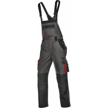 montérky SIR Safety Pracovní montérkové laclové kalhoty HARRISON, šedé 600499000