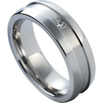 Prsten NUBIS® NSS1016 Dámský snubní prsten se zirkonem - velikost 60 - NSS1016-Zr-60