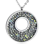 NUBIS® Ocelový náhrdelník s krystaly Crystals from Swarovski® CRYSTAL AB - LV5001-AB