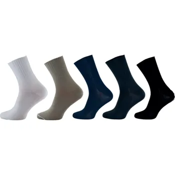 Pánské ponožky Ponožky NOVIA Lycra Diabet MIX 5 párů 38-41