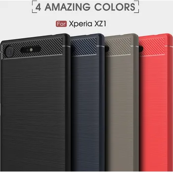 Pouzdro na mobilní telefon TVC Carbon Sony Xperia XZ1 Barva: Červená