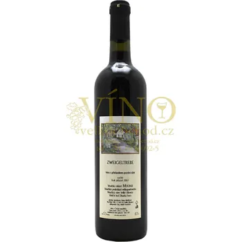 Víno František Mádl vinařství Mádl František Zweigeltrebe 2008 pozdní sběr Barrique 0,75 l suché červené víno