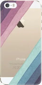Pouzdro na mobilní telefon iSaprio Glitter Stripes 01 pro iPhone 5/5S/SE