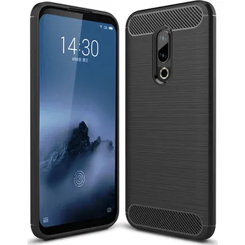 Pouzdro na mobilní telefon Pouzdro TVC Carbon pro Meizu 16 Plus Barva: Černá