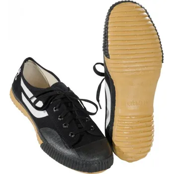 Moto obuv KWON Plátěné boty černé - velikost: 47 - Prodloužená možnost vrácení zboží do 60 dní.