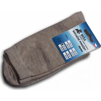 Dámské ponožky Bavlněné ponožky - smetanová vzor Velikost: 30-31