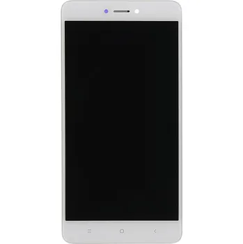Originální Xiaomi LCD displej + dotyková deska + přední kryt pro Redmi Note 4 Global bílé