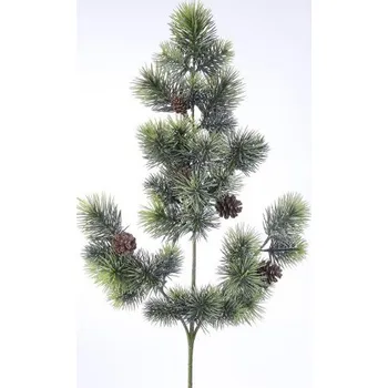 umělá květina Větev velká ojíněná 210-0028