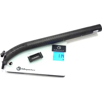 Sedlovka Karbonová sedlovka DARIMO CARBON T2 SB offset 25 mm, 3K matná / černá, 31,6x400mm, 115g