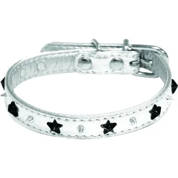 Obojek pro psa Obojek Croci Silver Star 1,5x35 cm