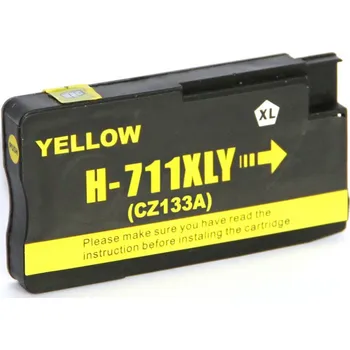 Kompatibilní cartridge s HP č. 711 (CZ132A) (Žlutá)
