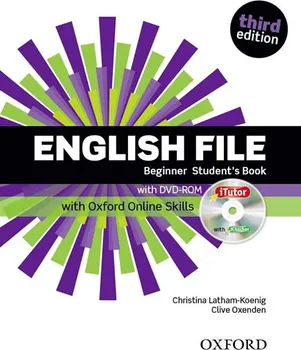 Anglický jazyk English File: Begginer Student´s Book (3th Edition) - Christina Latham-Koenig + [DVD]