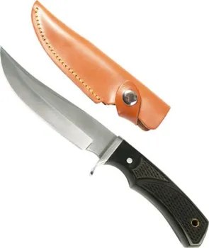 lovecký nůž MIL-TEC Bowie plastová střenka s koženým pouzdrem