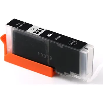 Inkoustová náplň pro Canon Pixma iP 7250 kompatibilní CLI-551BK - barva černá - black