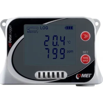 Comet U4440 | Záznamník teploty, vlhkosti, CO2 a atmosférického tlaku s vestavěnými čidly U4440