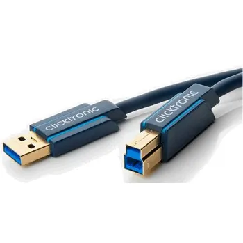 Clicktronic HQ OFC USB 3.0 0,5 m modrý