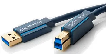 Datový kabel Clicktronic HQ OFC USB 3.0 0,5 m modrý