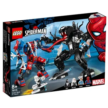 LEGO Super Heroes 76115 Spiderman Mech vs. Venom Stavebnice LEGO LEGO Super Heroes 76115 Spiderman Mech vs. Venom
