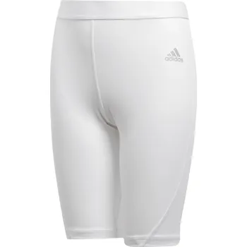 Dětské termo spodky Adidas Ask Sho Tight Y dětské spodky bílé 116